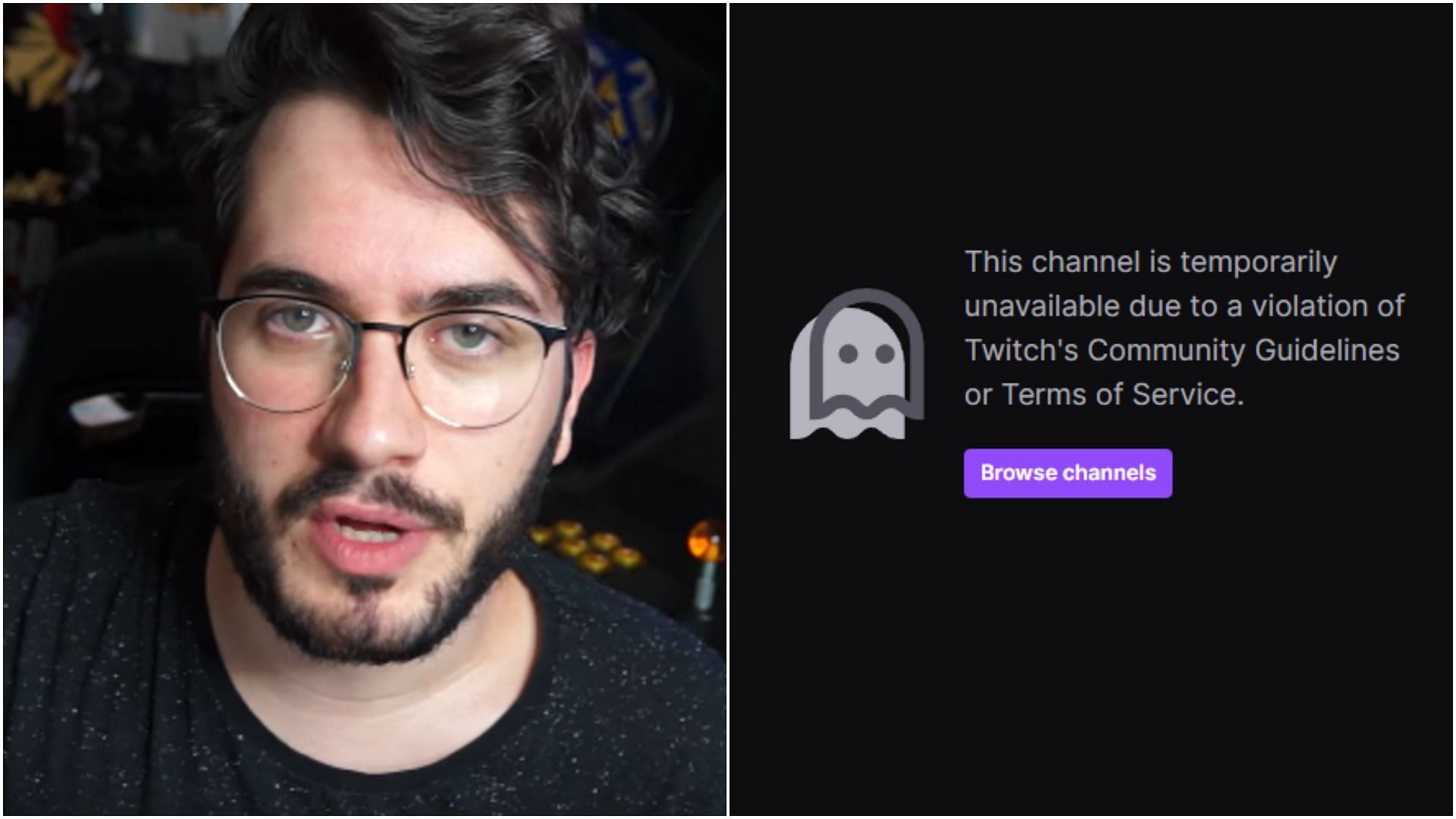 Popular Spanish streamer Wismichu has been banned from Twitch, leaving many of his fans to wonder why (Image via Sportskeeda)