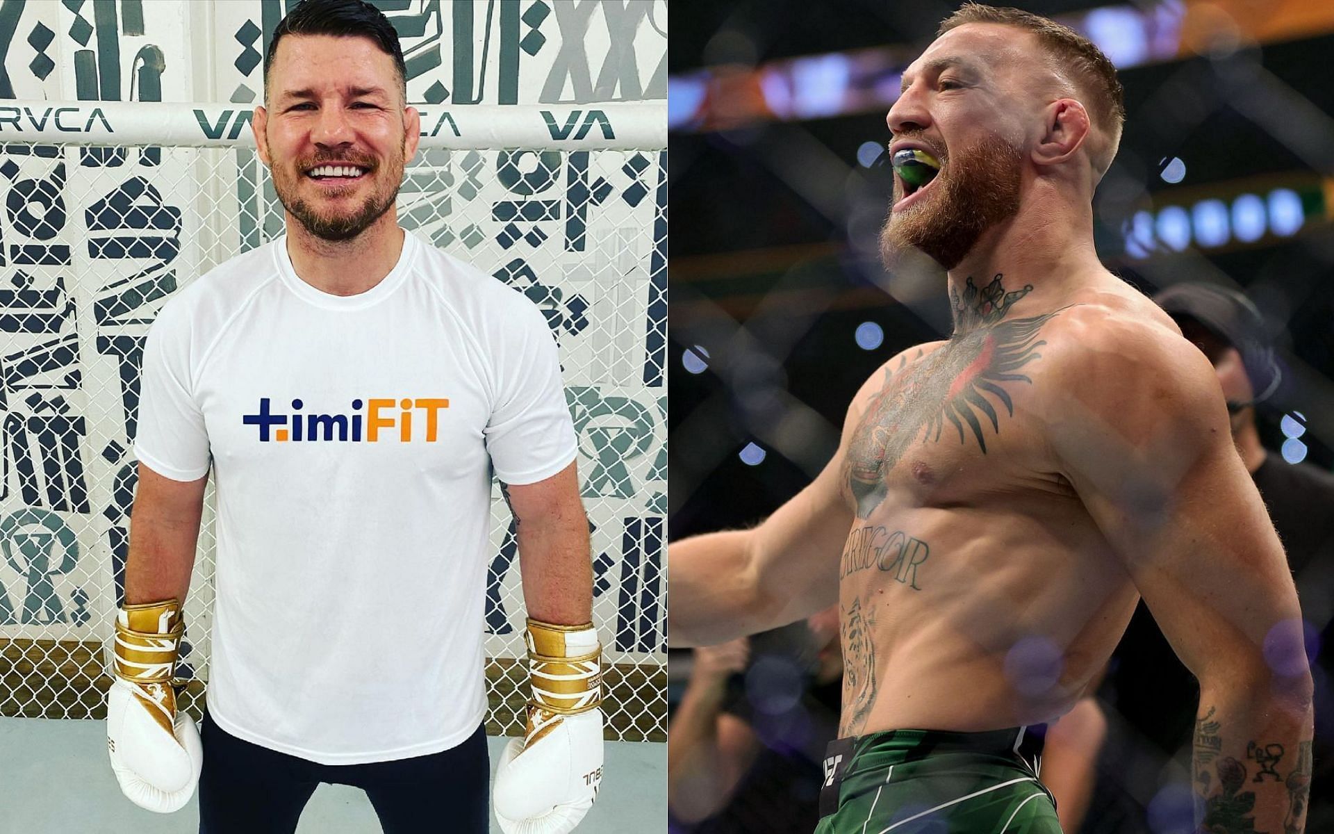 Michael Bisping (left) and Conor McGregor (right) [Image credits: @mikebisping on Instagram]