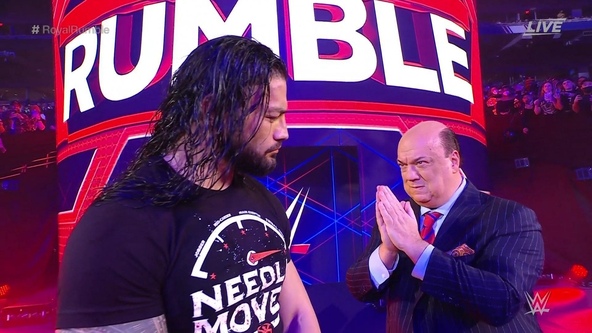 Roman Reigns reunited with Paul Heyman at the 2022 Royal Rumble premium live event