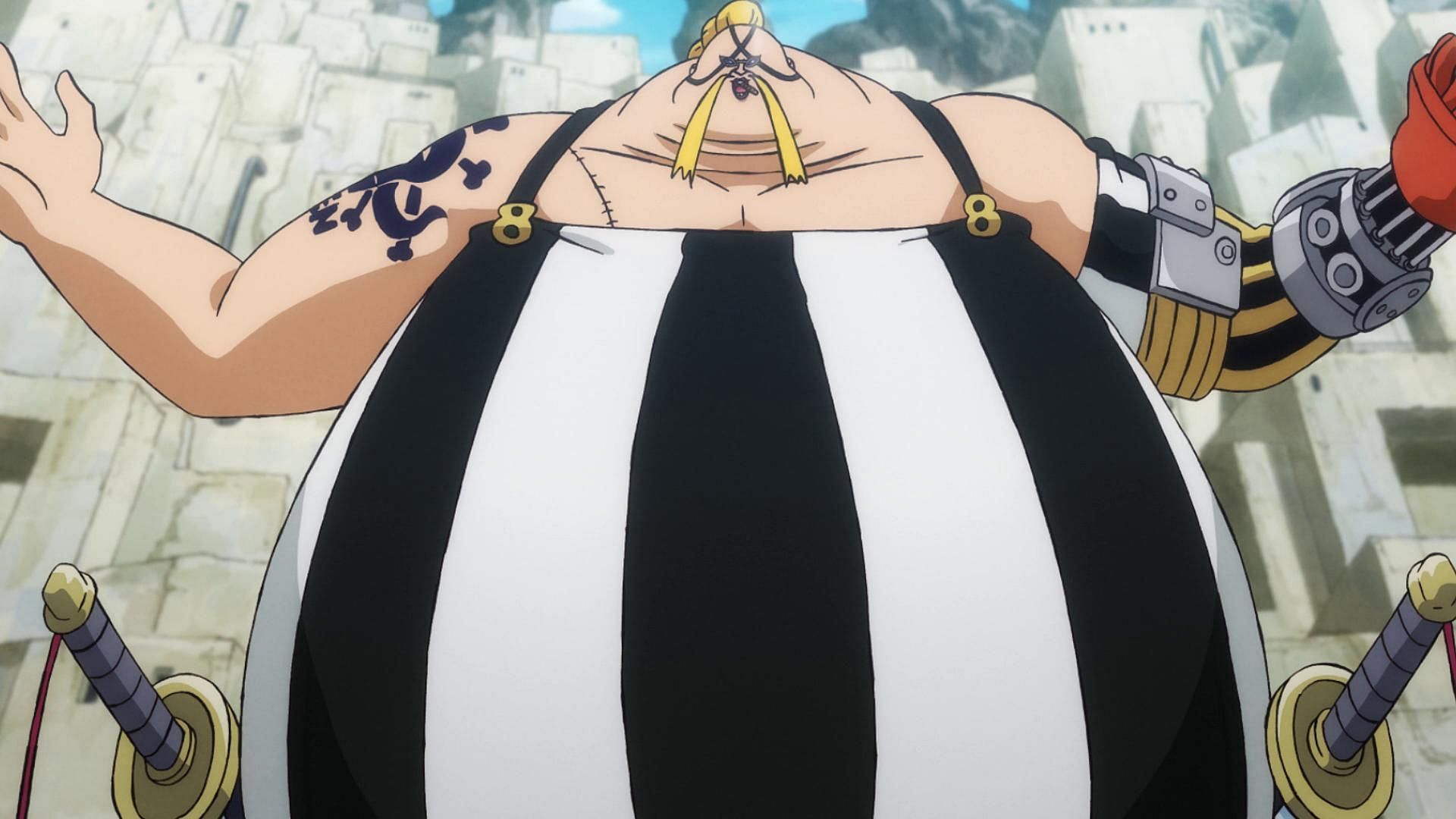 Queen as seen in the One Piece anime (Image via Toei Animation)