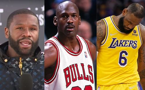 Floyd Mayweather, Michael Jordan, and LeBron James