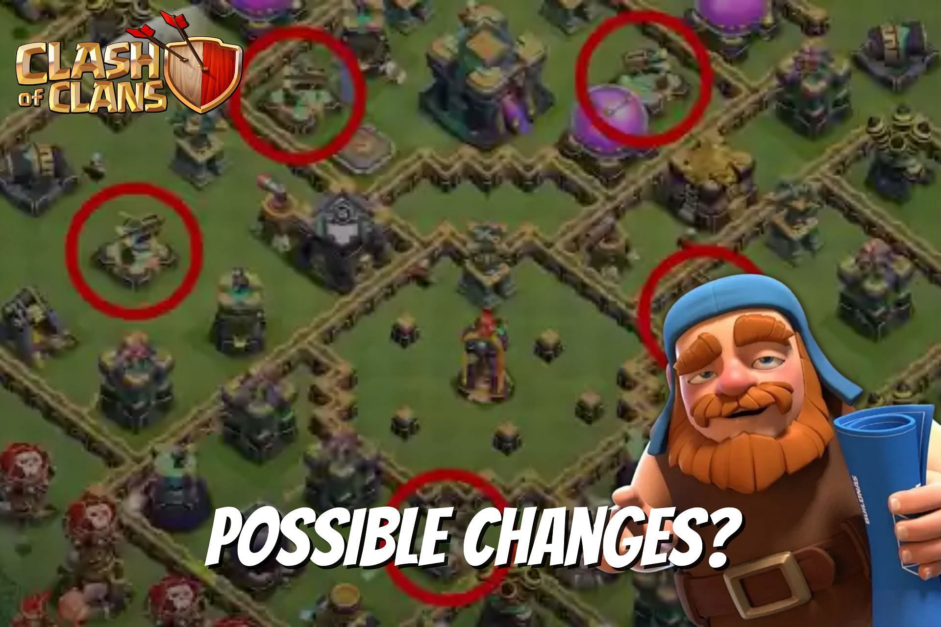 Possible Clash of Clans changes in Spring 2022 update (Image via Sportskeeda)