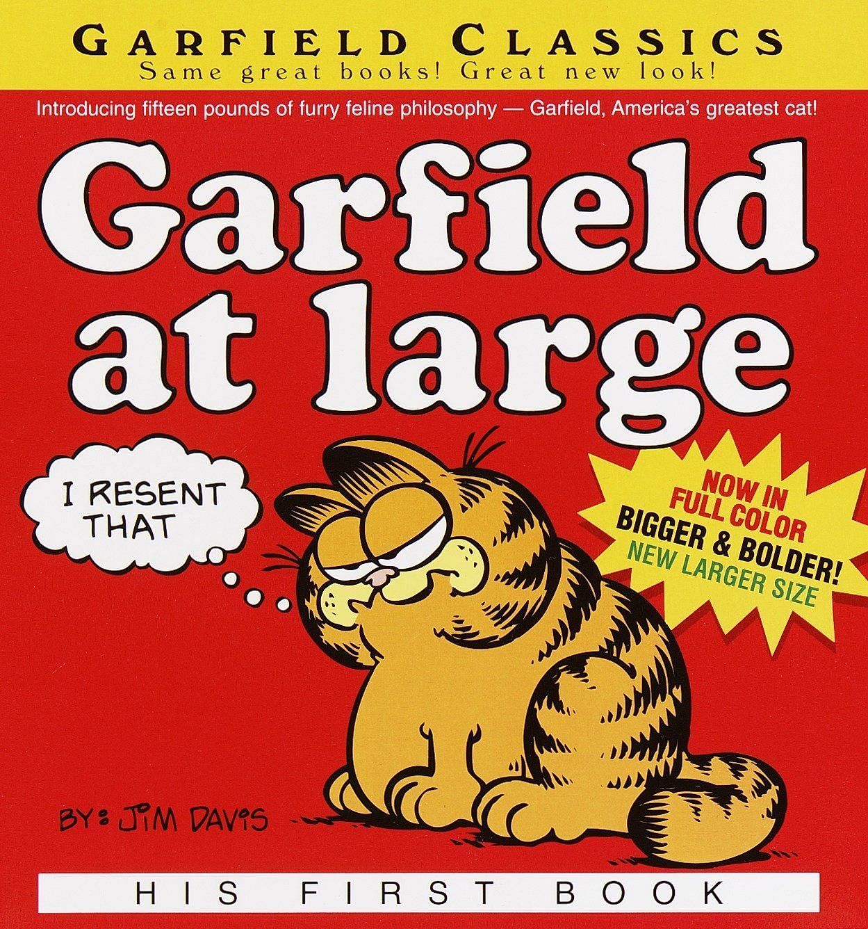The first book, Garfield at Large (Image via Amazon.com)