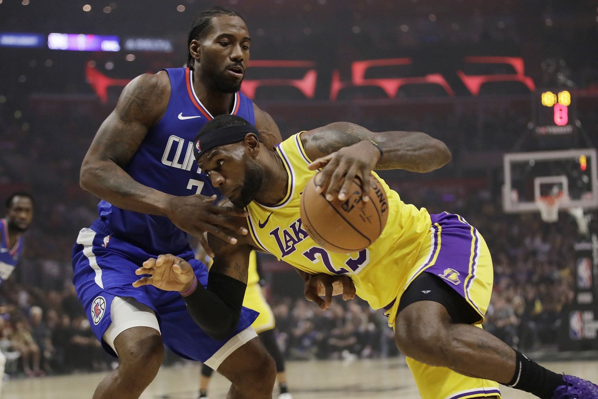 The star-studded LA Lakers are winless this season against the LA Clippers. [Photo: Bleacher Report]