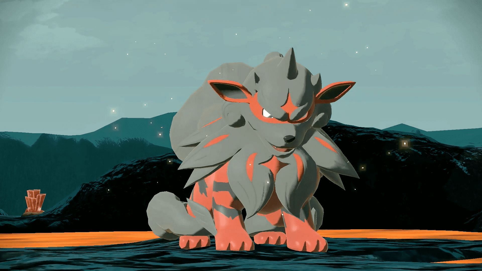 Hisuian Arcanine adds Rock-type to what is usually a Fire-type Pokemon (Image via Game Freak)