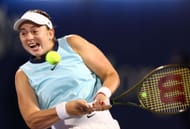Jelena Ostapenko at the 2022 Dubai Tennis Championship