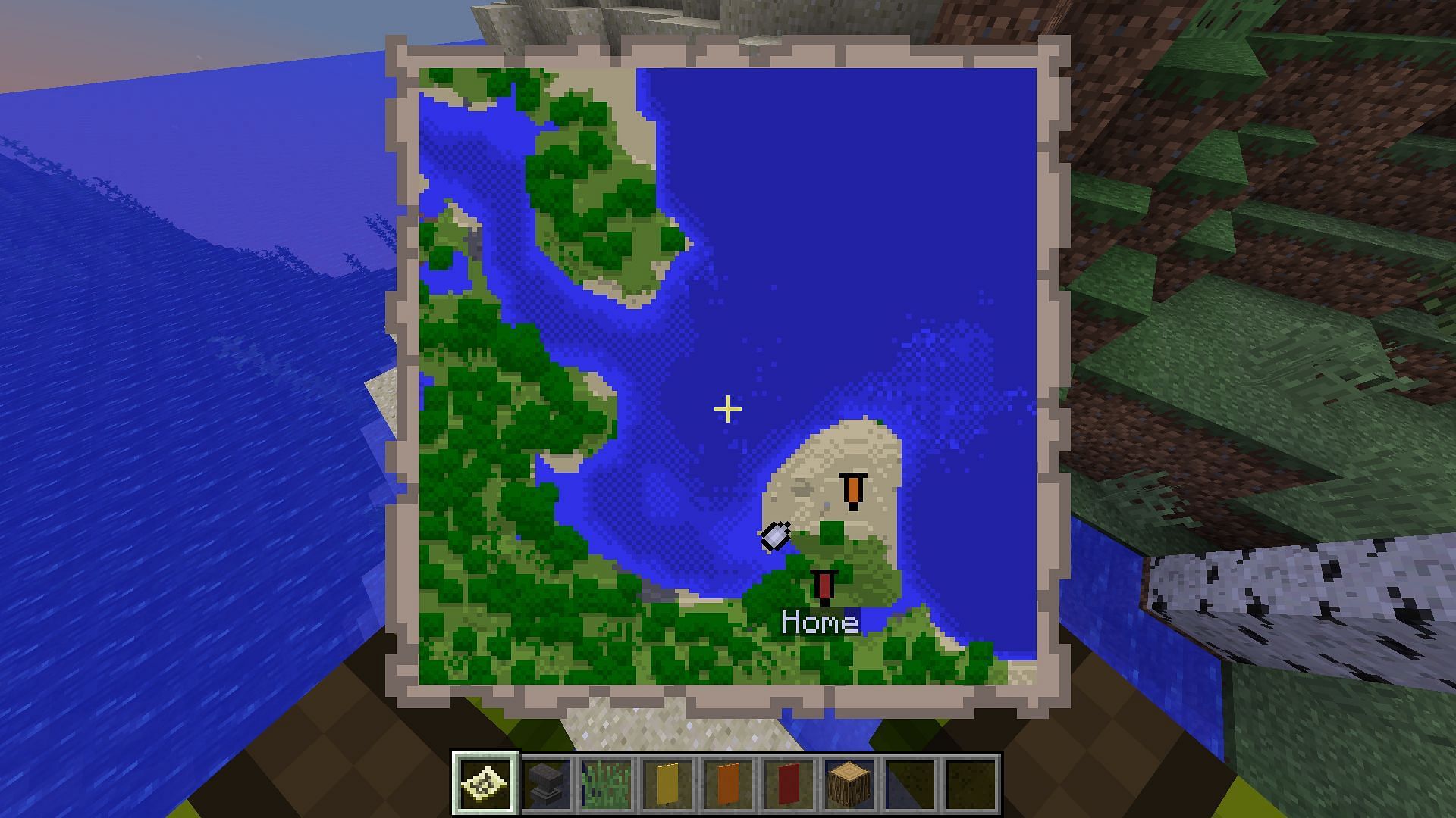 Maps can be made in an anvil (Image via Minecraft Wiki)