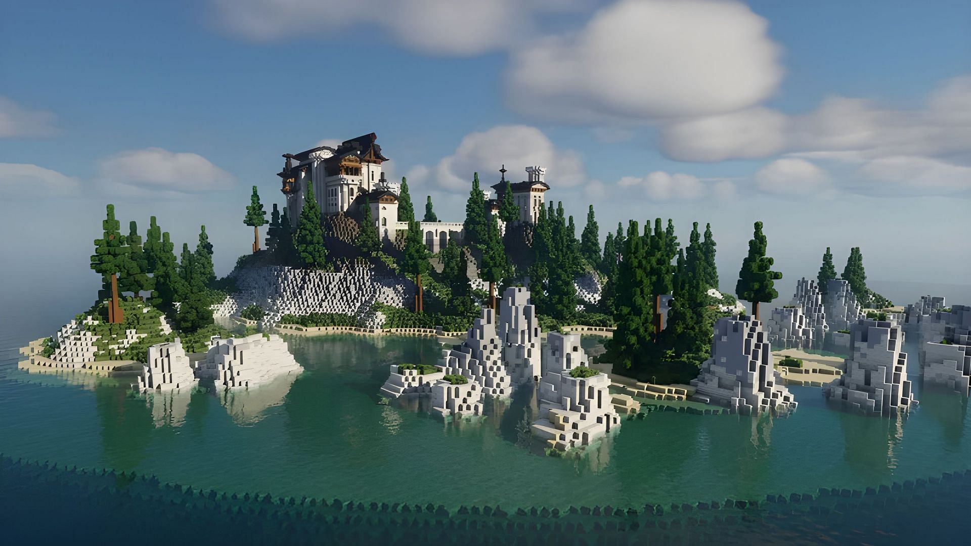 The Medard Estate Minecraft world (Image via planetminecraft.com)