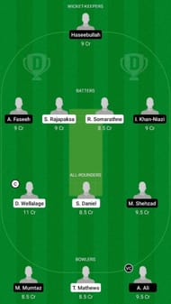 SL-U19 vs PK-U19 Dream11 Fantasy Suggestion #1