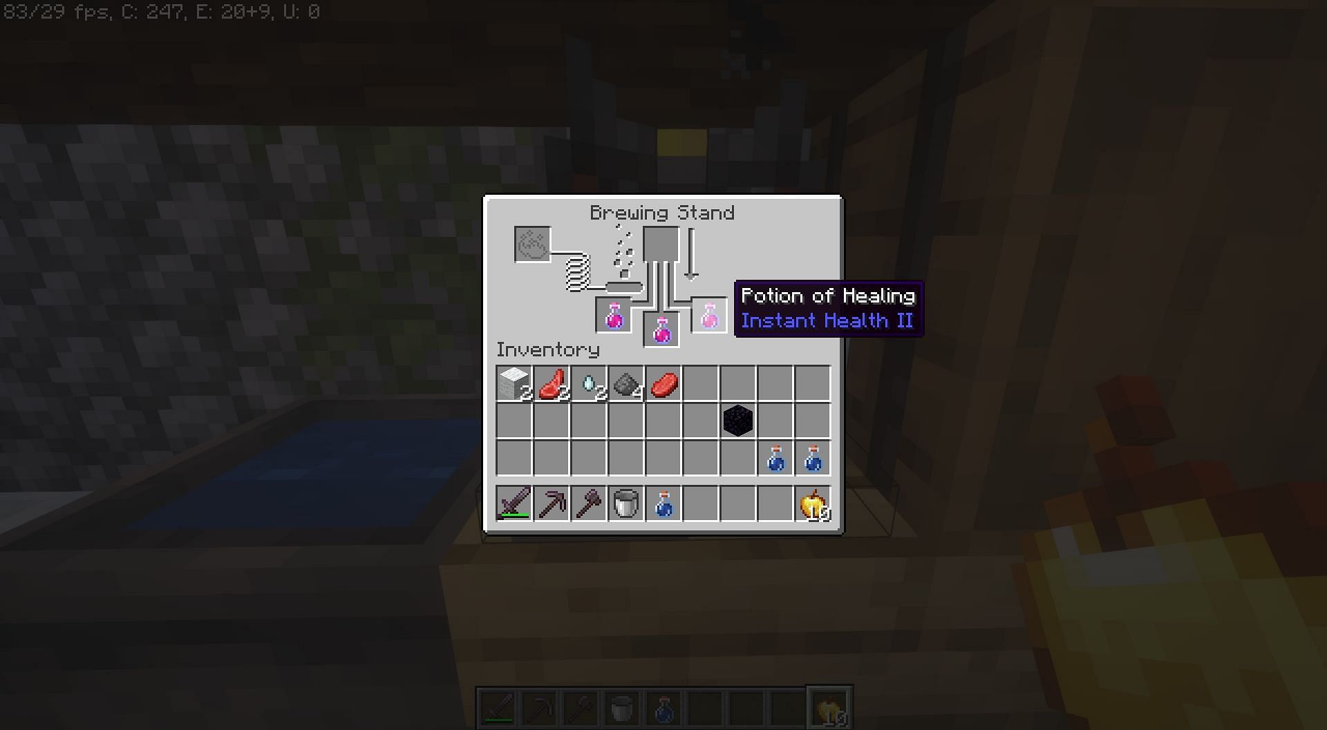 Healing potion (Image via Minecraft)