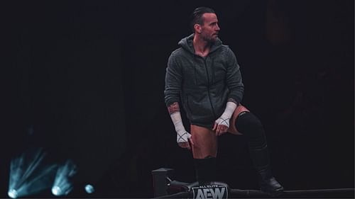 CM Punk on AEW Dynamite in 2022