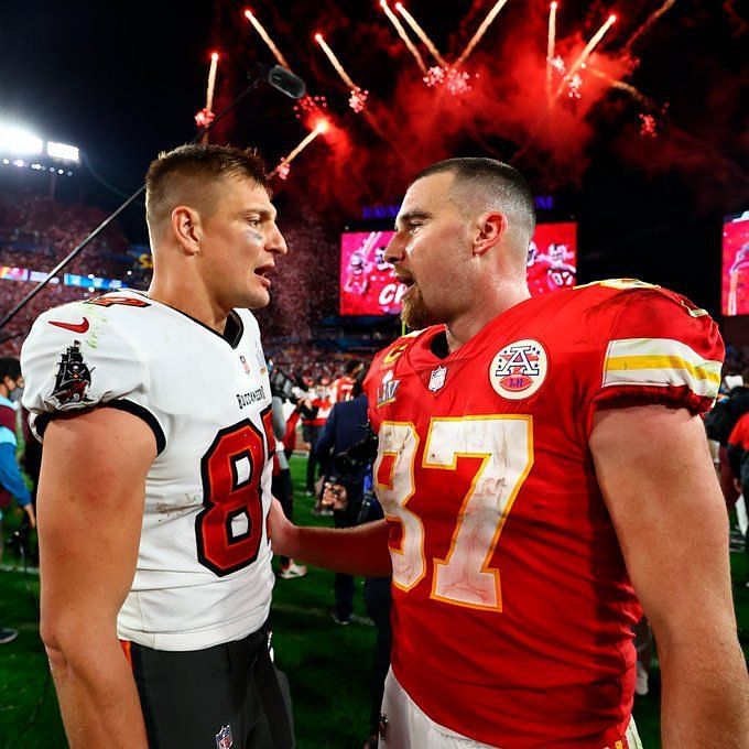 Rob Gronkowski Or Travis Kelce Nfl Fans Engage In Heated Debate Over Battle Of Elite Tes