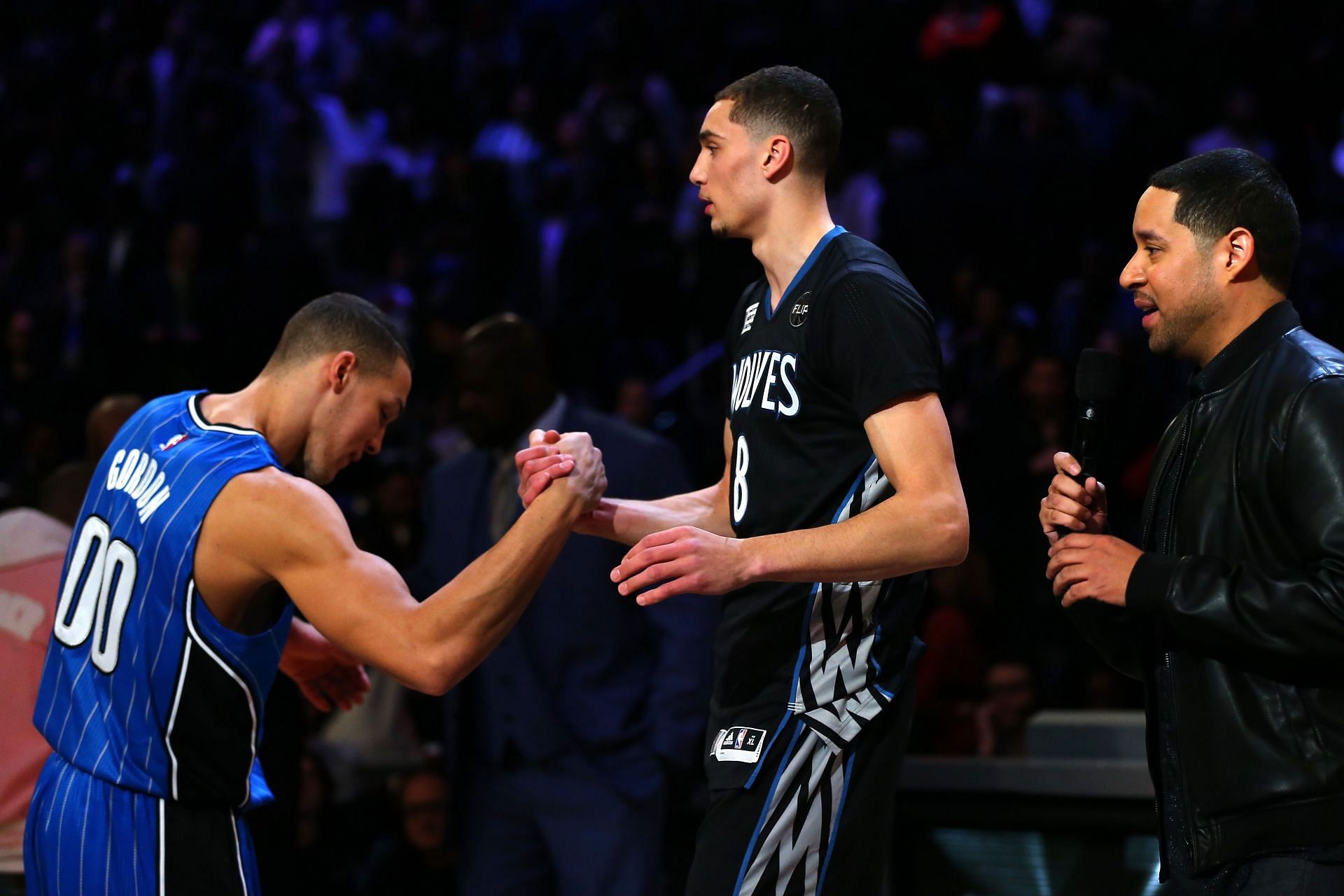 Slam Dunk Contest in 2016 between Aaron Gordon and Zach LaVine