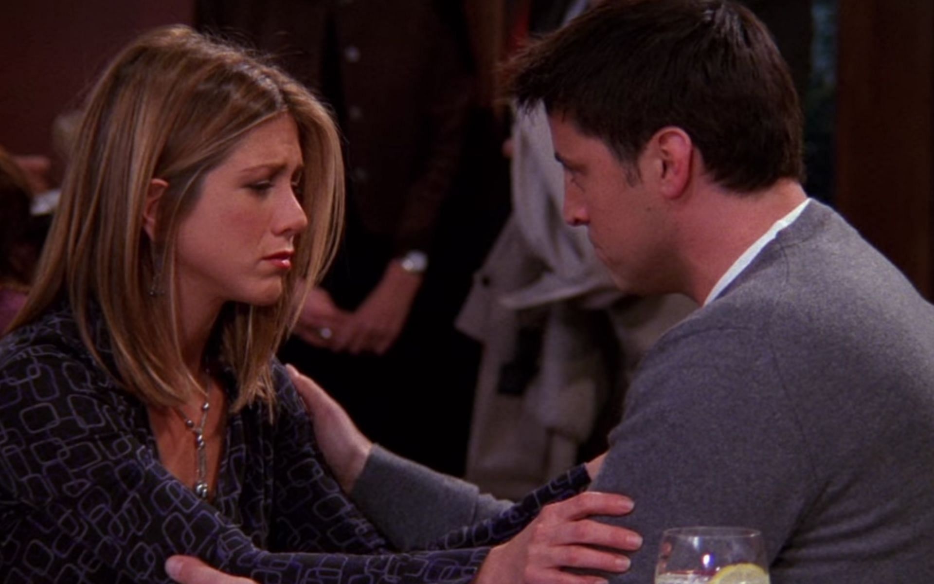 Joey and Rachel having a heart to heart (Image via Netflix)