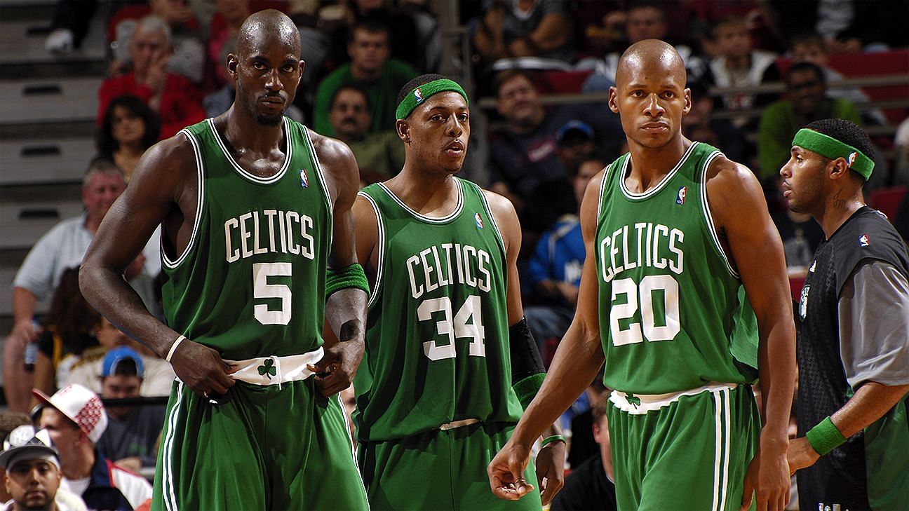 November 5, 2007 - Kevin Garnett; Paul Pierce; Ray Allen