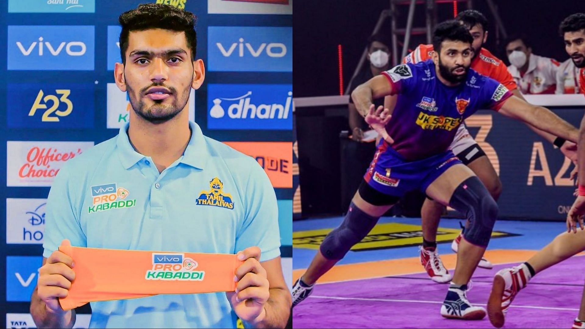 Sagar and Vijay were two of the top performers last week in Pro Kabaddi 2022 (Image Source: Instagram)