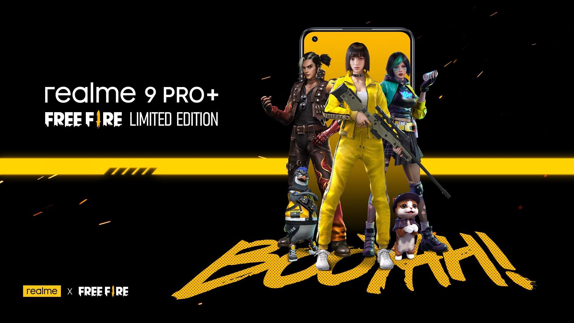 Free Fire and Realme&#039;s collaboration (Image via realme / Twitter)