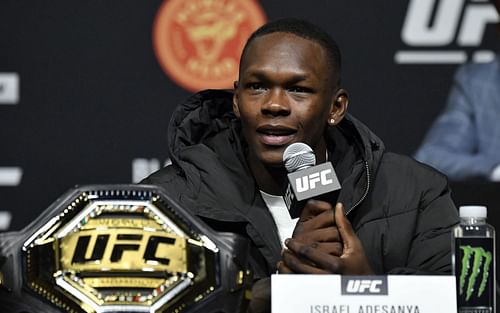 UFC middleweight champion Israel Adesanya