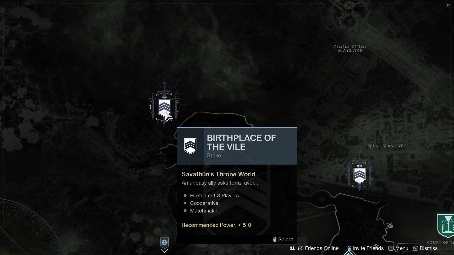 Birthplace of the Vile is a new strike (Image via Destiny 2)