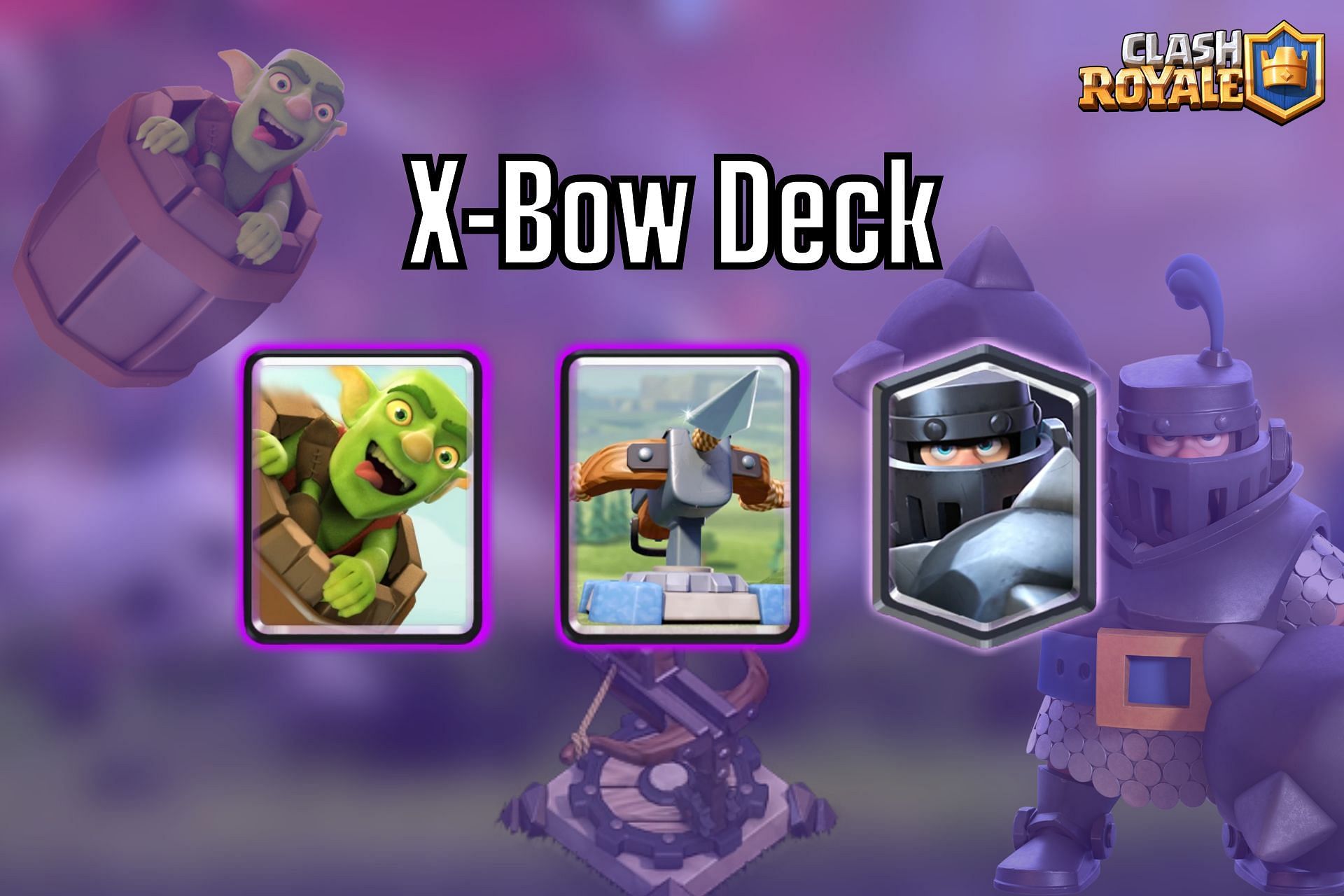 X-Bow Deck for Arena 13  Clash royale deck, Deck, Cool deck