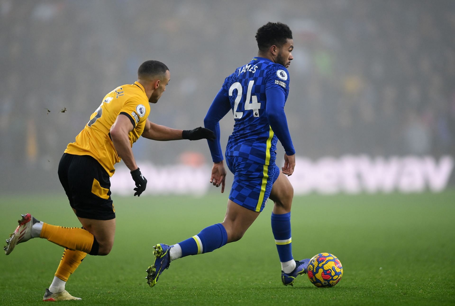 Reece James in action for the Blues