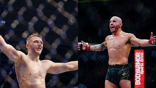 Dan Hooker (Left) and Alexander Volkanovski (Right) (Image courtesy of Getty)