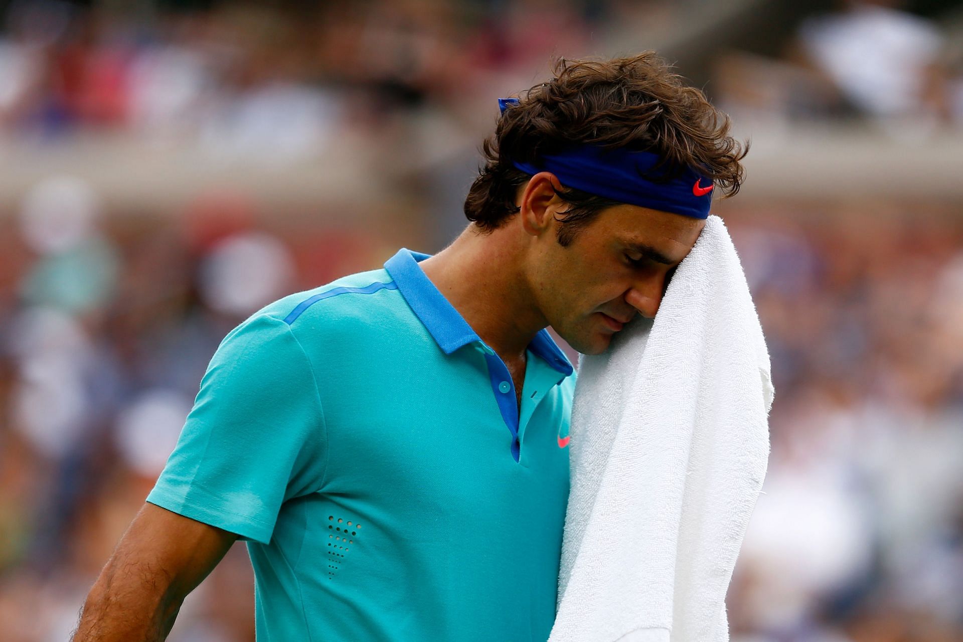 Roger Federer fell to Marin Cilic in the semifinals of 2014 US Open