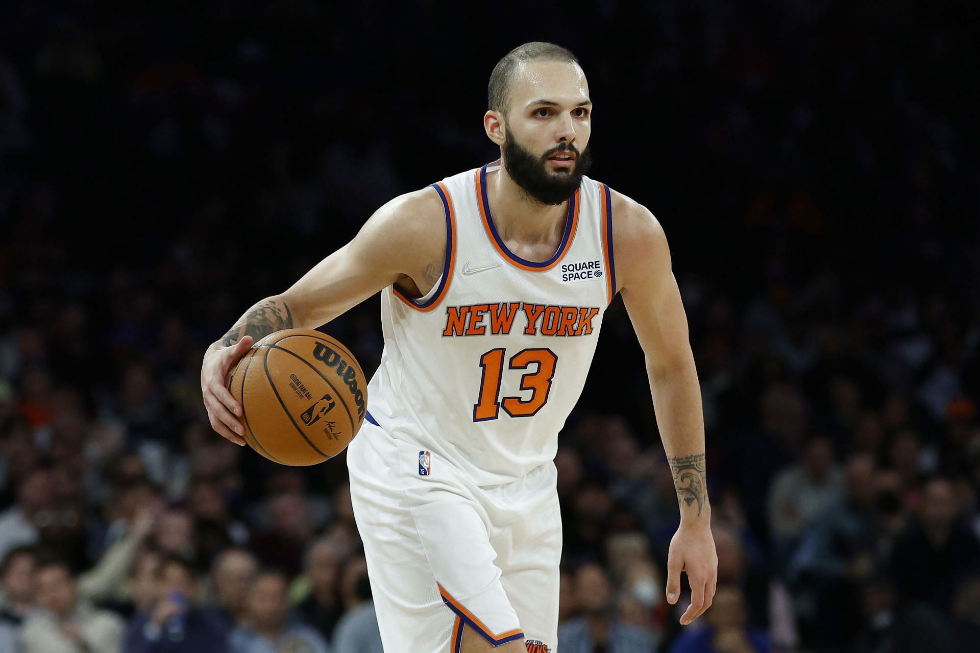New York Knicks shooting guard Evan Fournier.