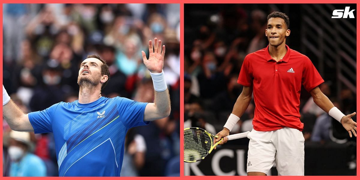 Andy Murray takes on Felix Auger-Aliassime in the second round of the Rotterdam Open