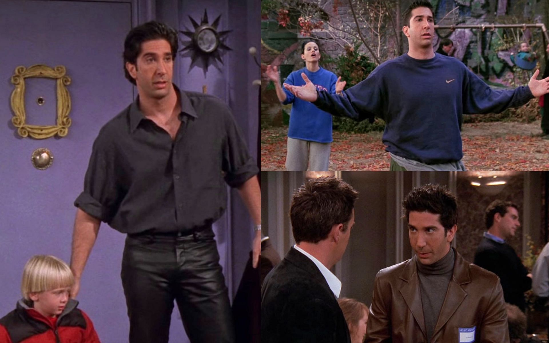 Ross Geller and his &#039;sophisticated dressing sense&#039; (Image via Netflix)