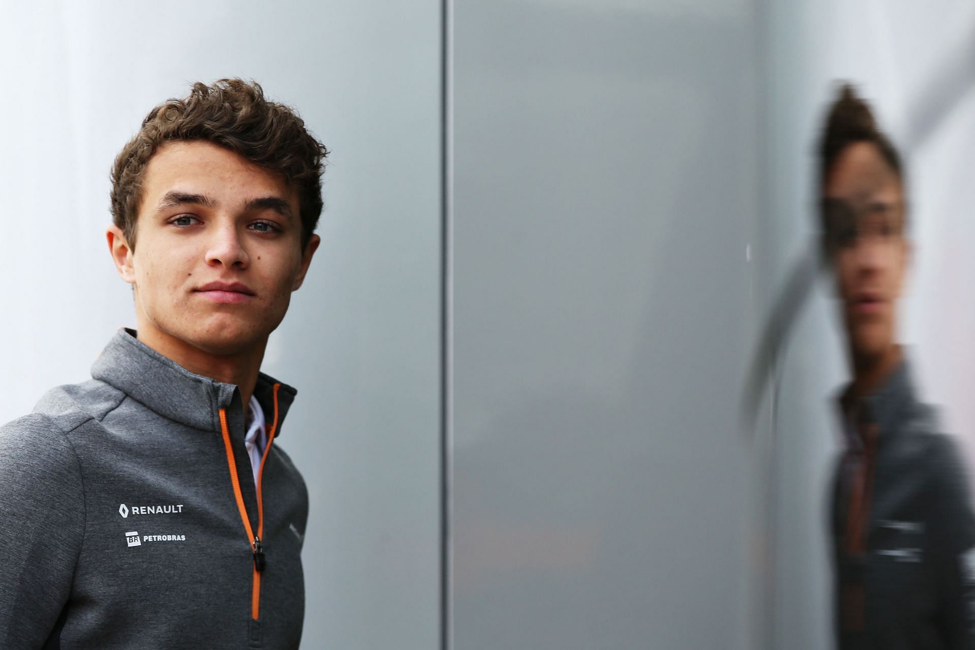 Lando Norris was one of the few drivers who knelt in solidarity with the black community