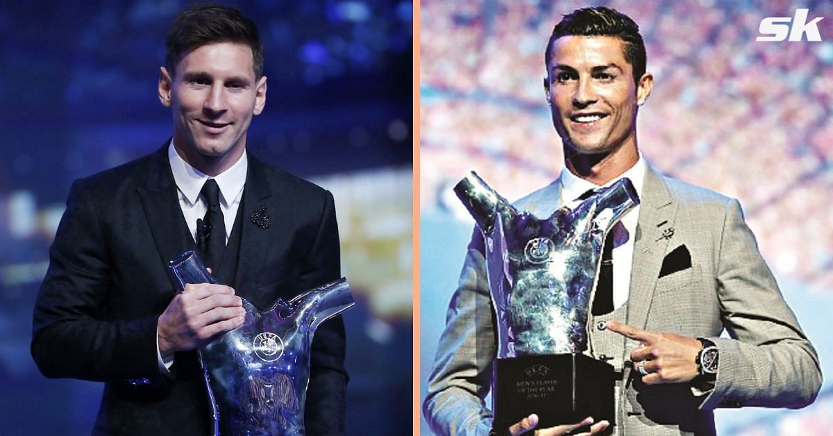 Lionel Messi, Cristiano Ronaldo - Find out who has won the most UEFA player of the year awards