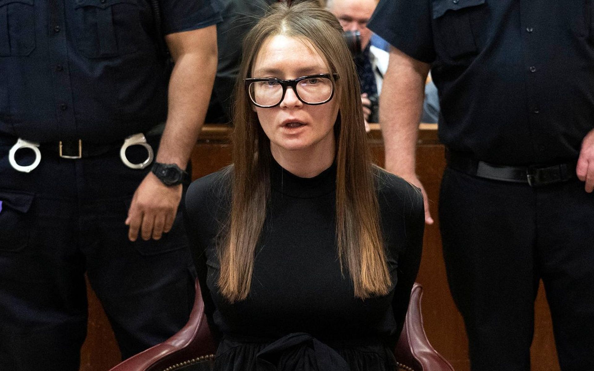 Anna Sorokin at her trial (Image via NY Post)