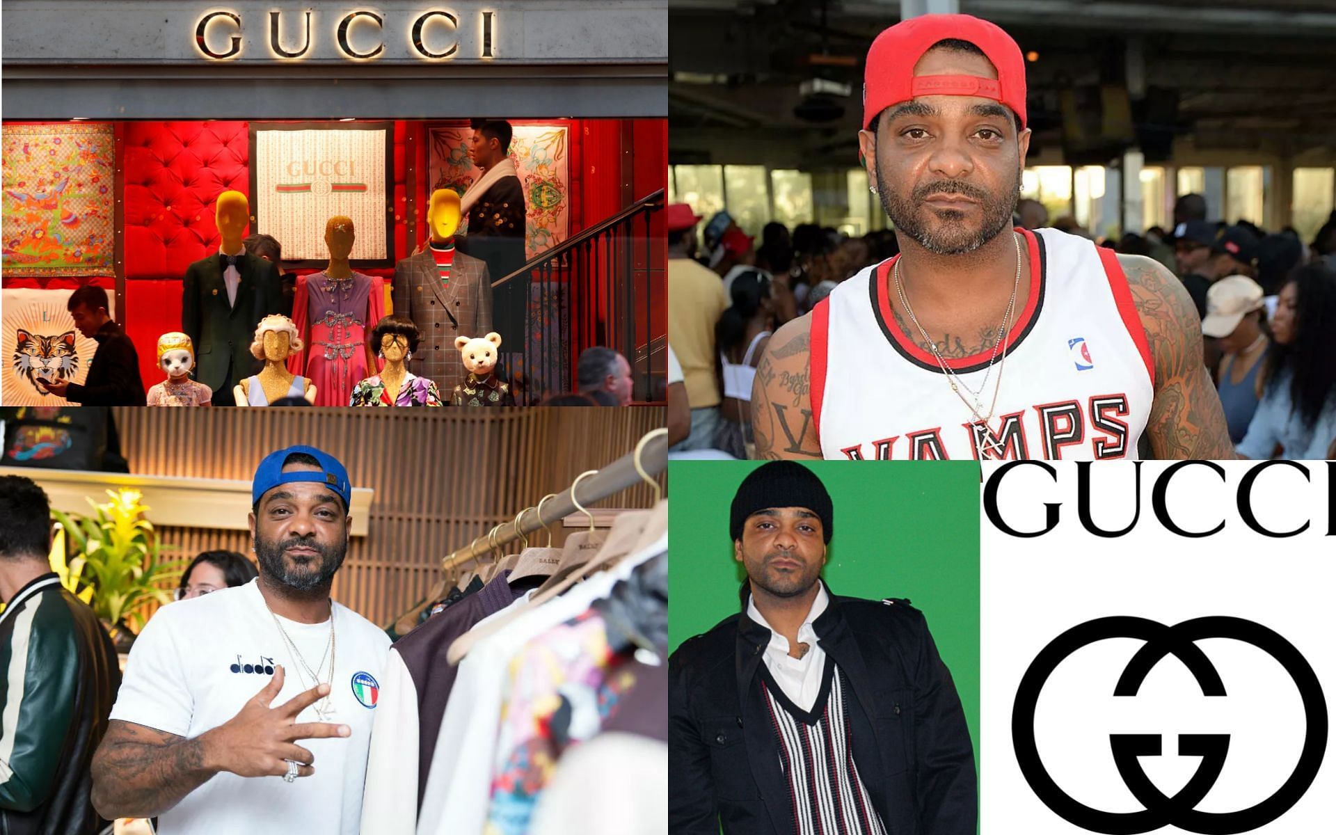 Rapper Jim Jones rants after Gucci employees ignores him (Image via Sportskeeda)