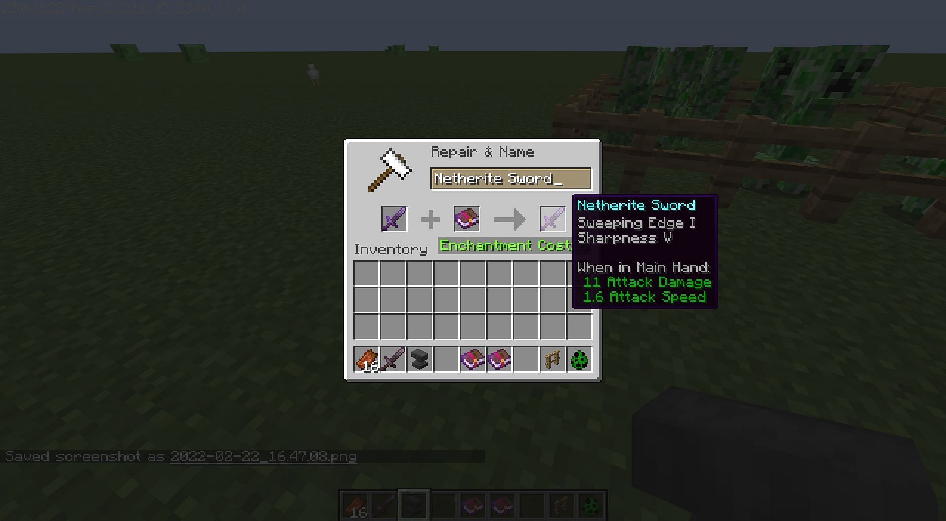 Sweeping Edge Enchantment is quite useful (Image via Mojang)