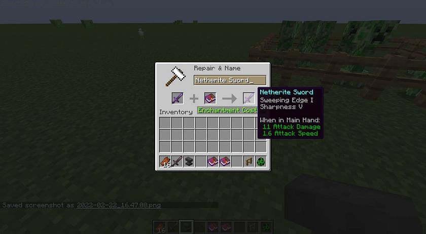 What does sweeping edge enchantment do in Minecraft?