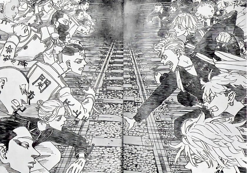 Tokyo Revengers' 244 Raw Scans Reveal Shinjuku Train Station's Role In War  Finale