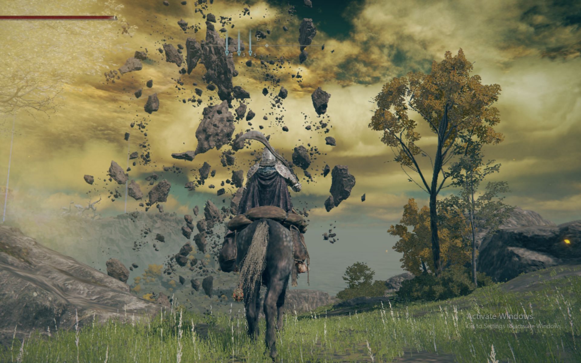 The star falls after defeating Radahn (Image via FromSoftware)