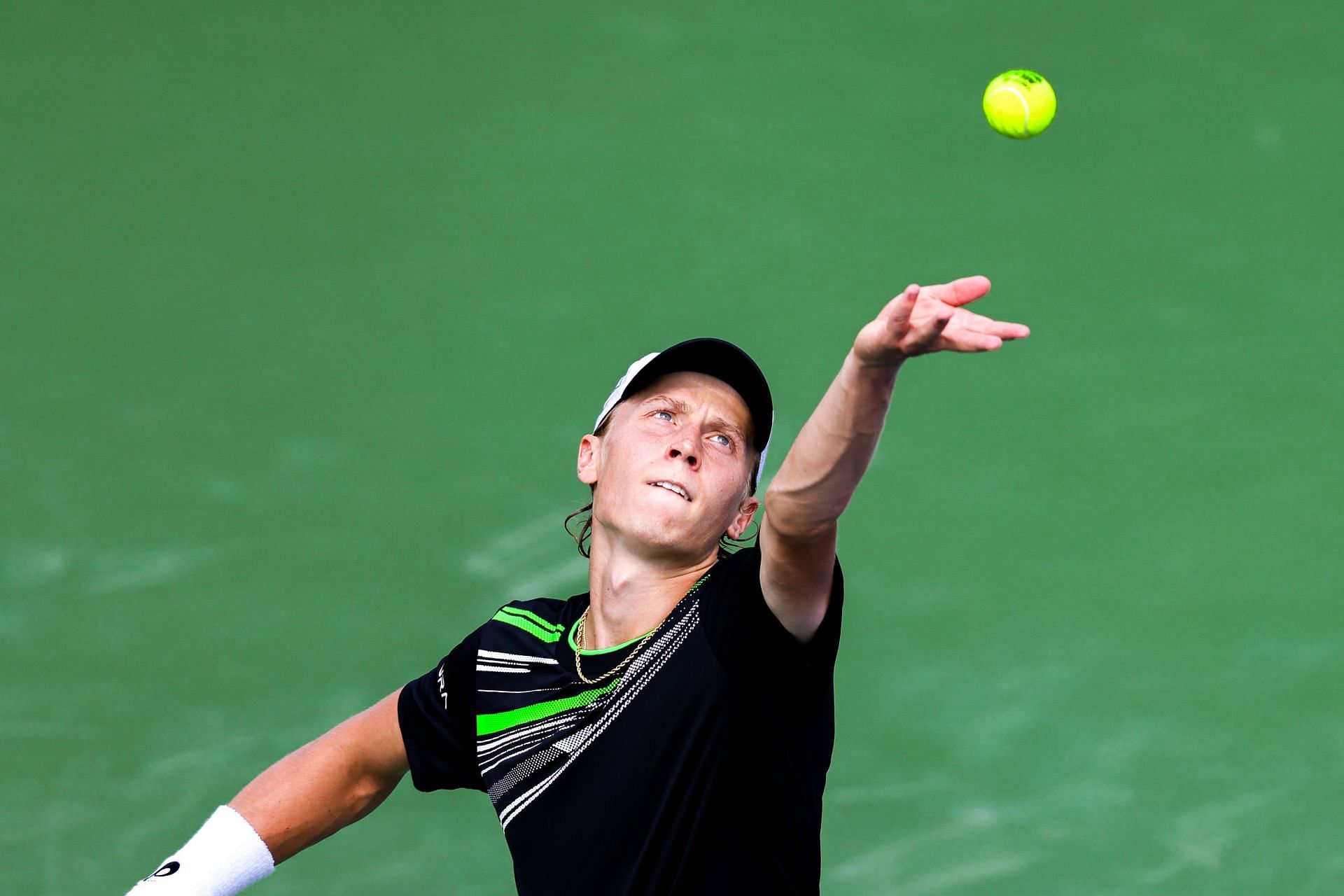 Emil Ruusuvuori at the 2021 Atlanta Open.