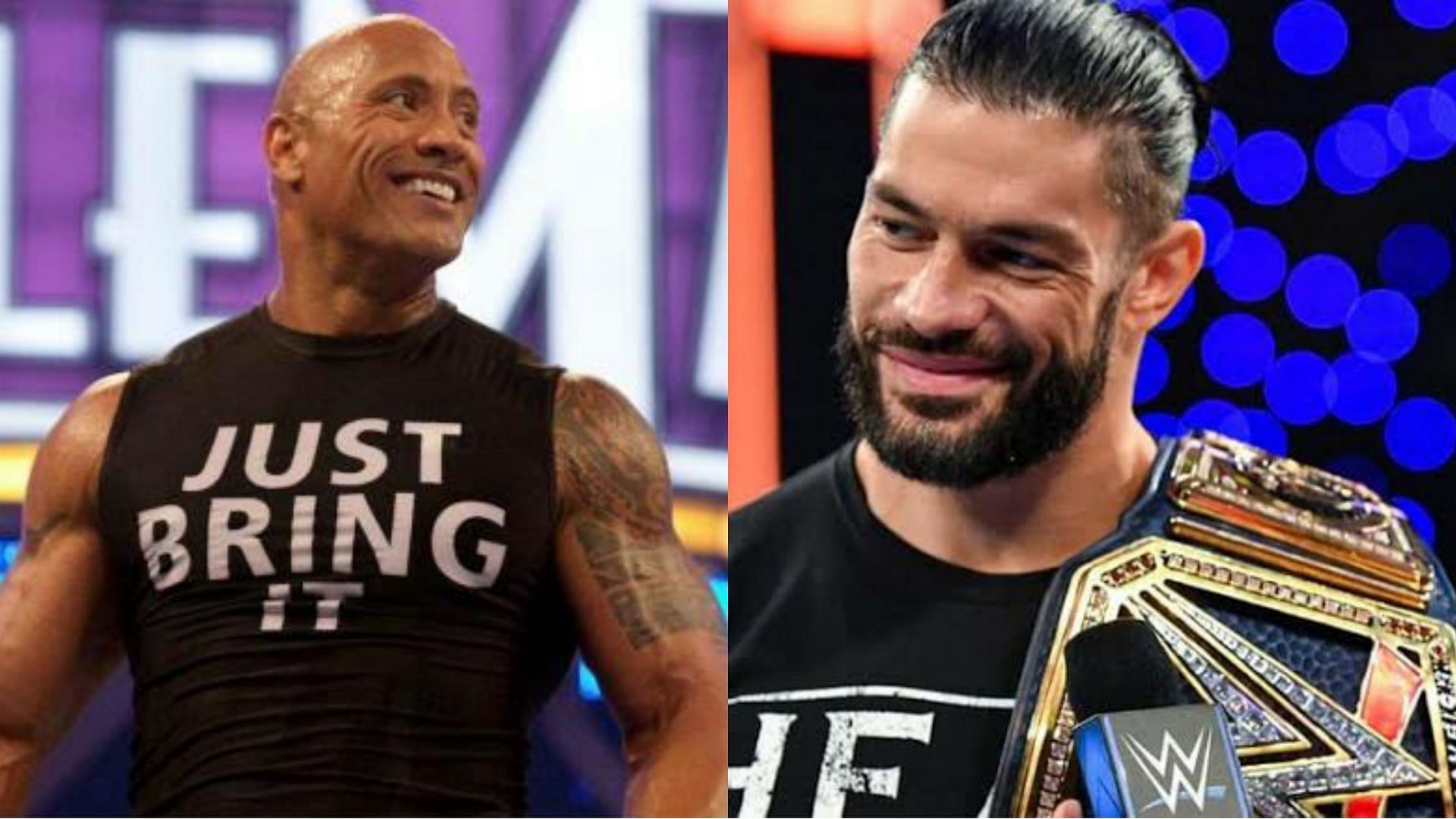 The Rock and Roman Reigns could face off in a WWE ring.