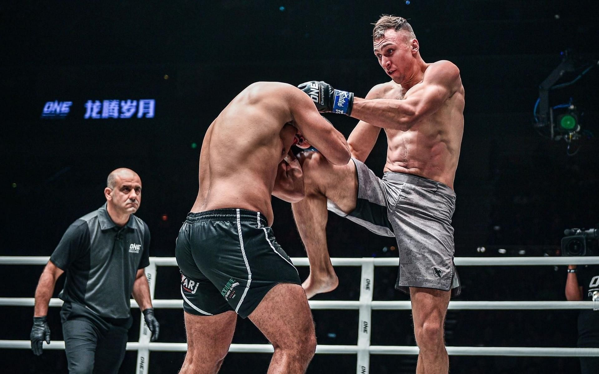 ONE light heavyweight kickboxing champion Roman Kryklia moves like a featherweight. (Image courtesy of ONE Championship)
