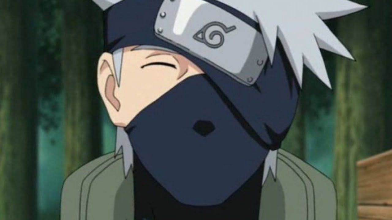 Kakashi wearing his trademark mask (Image via Studio Pierrot)