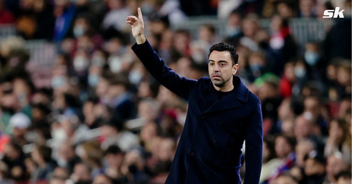 Blaugrana manager Xavi Hernandez.