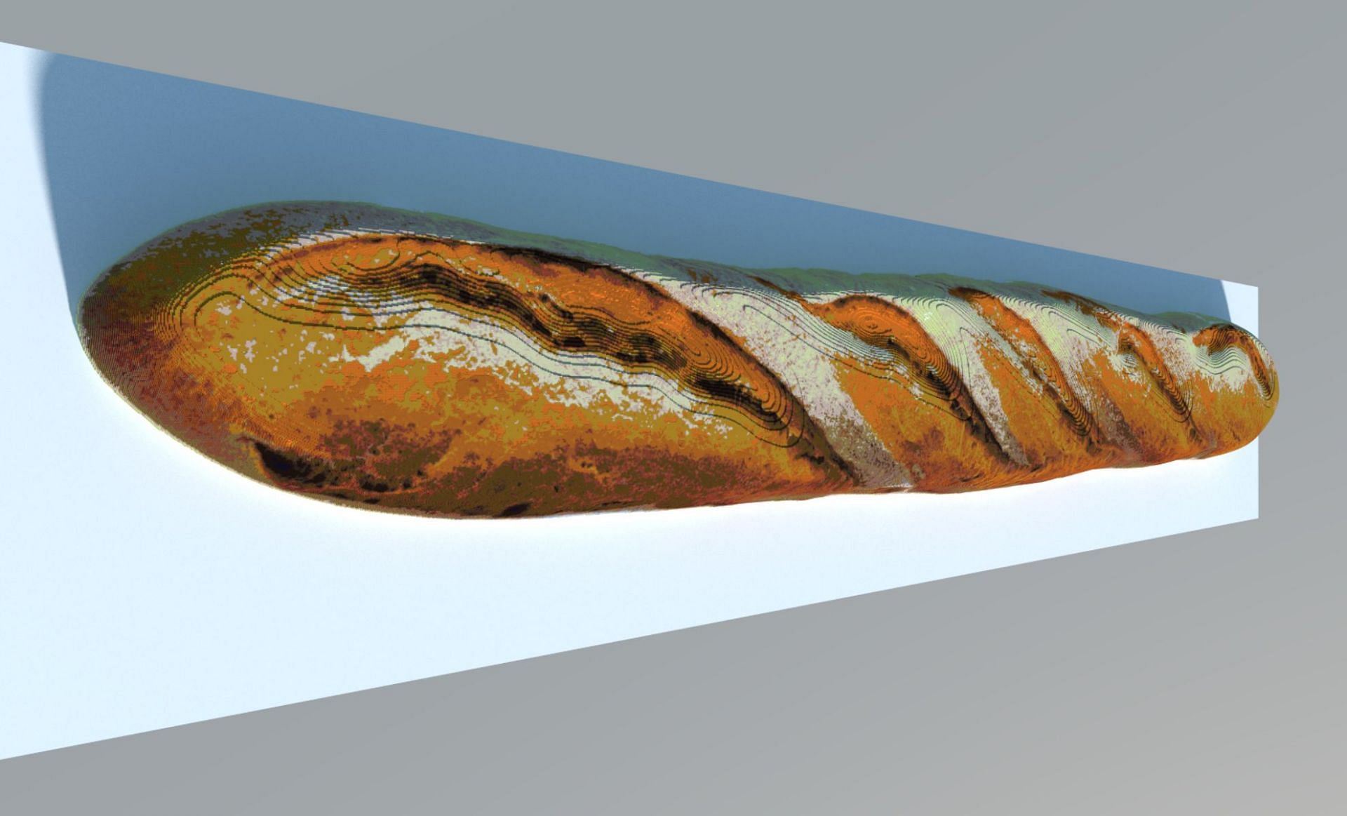 Redditor created a baguette in the game (Image via Reddit/iwantsamdwichesnow)