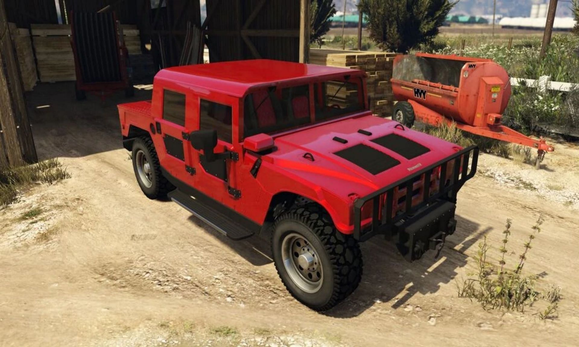 This vehicle is a walking safety risk to entire public lobbies (Image via Rockstar Games)
