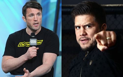 Chael Sonnen (left); Henry Cejudo (right)