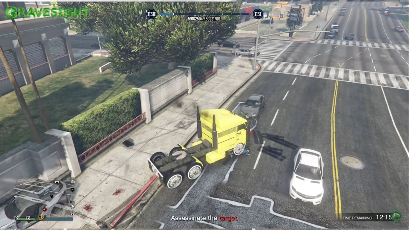 Parking on the legs yields massive RP rewards (Image via YouTube @Graveshight)