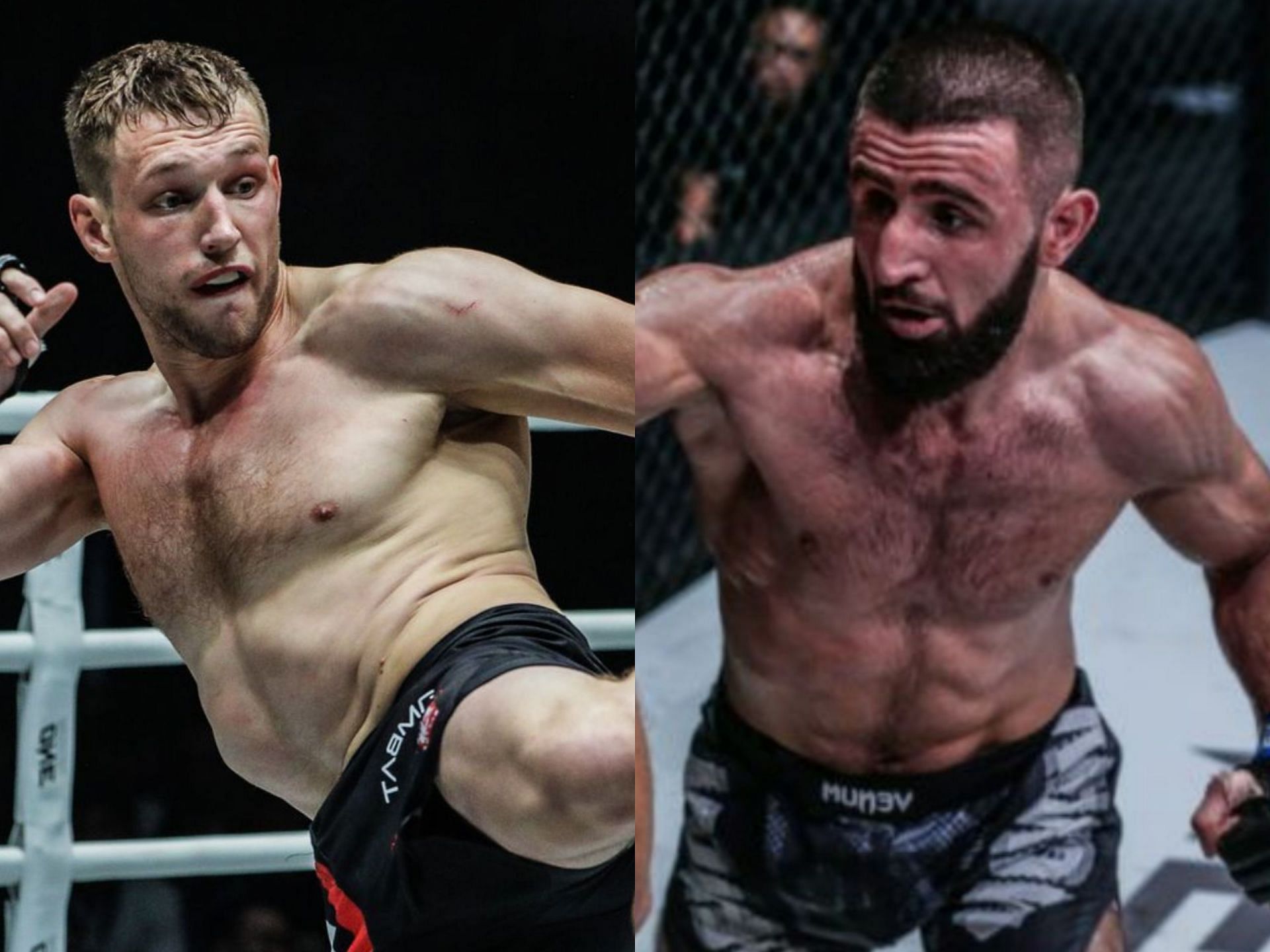 Reinier de Ridder (left) and Kiamrian Abbasov (right). [Photo: ONE Championship]