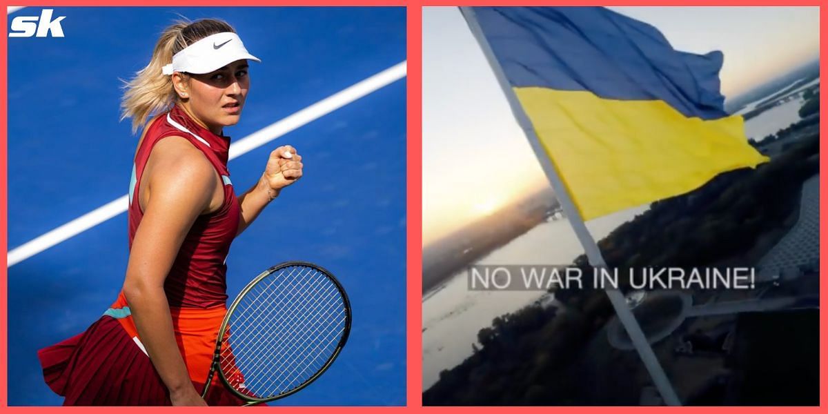 Marta Kostyuk has openly shown solidarity with her nation of Ukraine
