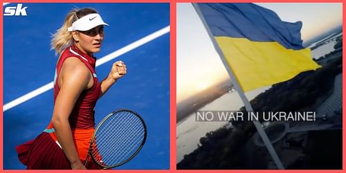 Marta Kostyuk has openly shown solidarity with her nation of Ukraine